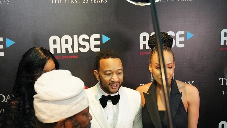 John Legend performed at the an event in Lagos on Monday (Instagram/thisdaystyle)