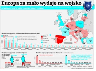 Europa za mało wydaje na wojsko