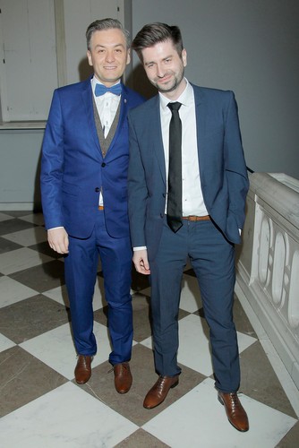 Robert Biedroń i Krzysztof Śmiszek na gali Wiktorów