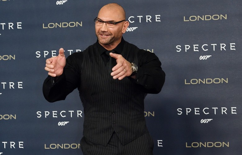Dave Bautista podczas spotkania z dziennikarzami