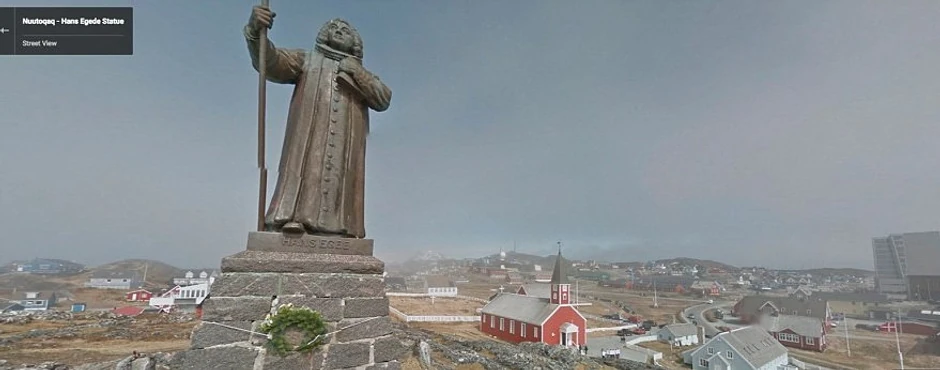 Statua misionara Hansa Egedea iz 10. veka