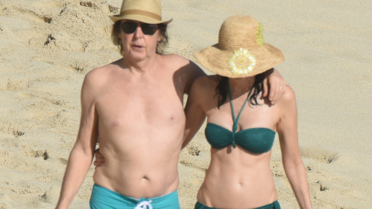 Paul McCartney z żoną Nancy