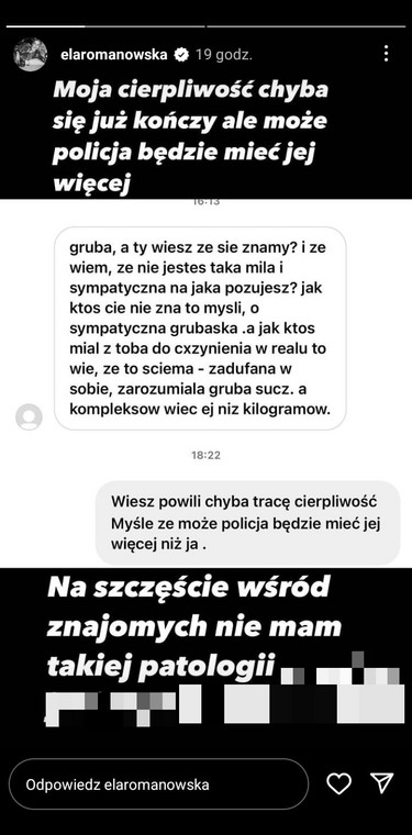 Elżbieta Romanowska zgłosiła hejterkę na policję