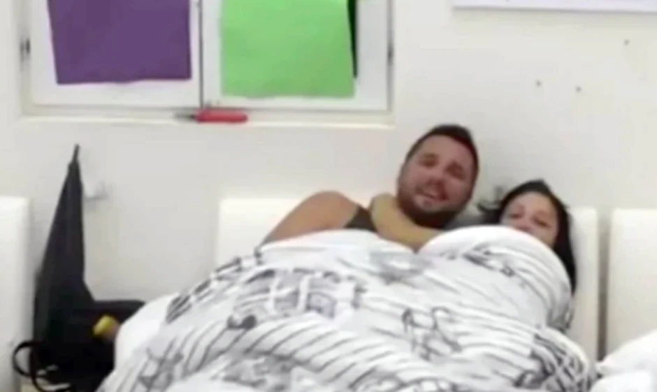 Maja i Marko Miljković u krevetu