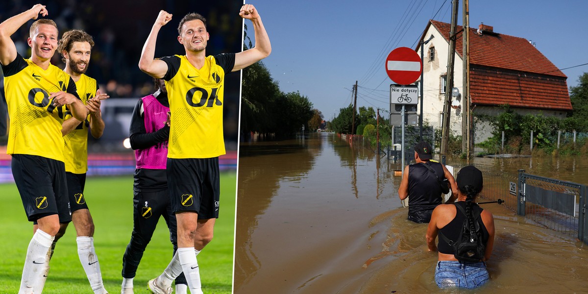 NAC Breda chce wesprzeć polskie ofiary powodzi. 