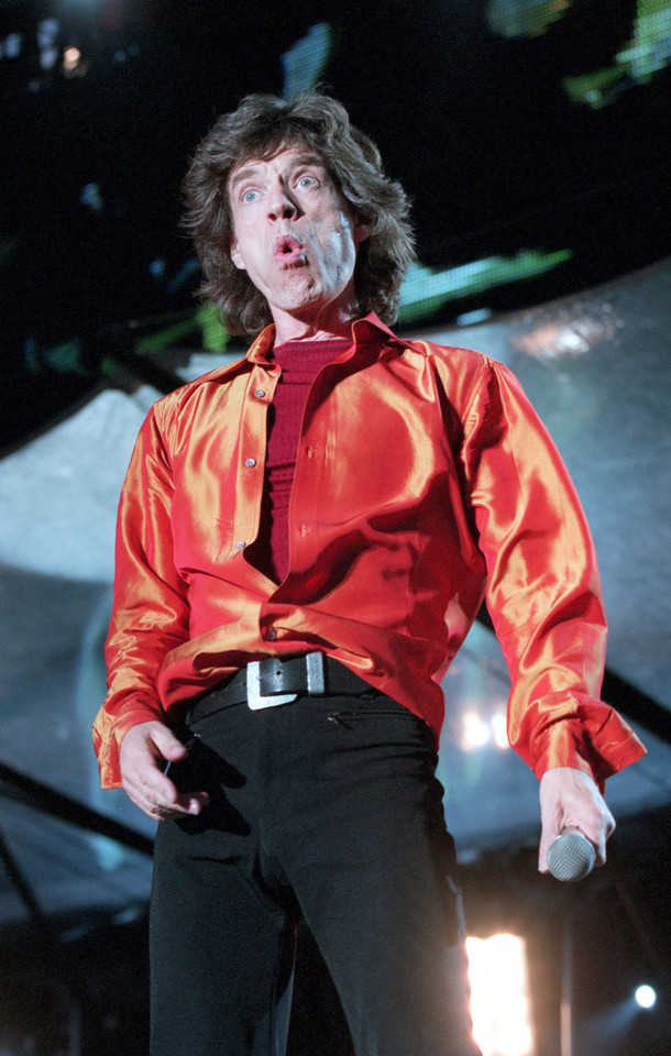 Mick Jagger w latach 90. (fot. Getty Images)