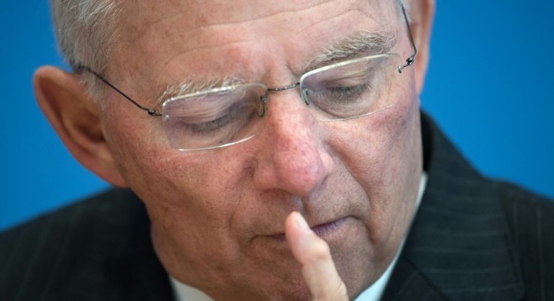 German Finance Minister Wolfgang Schaeuble was extremely unpopular in Greece during the country's crippling debt crisis