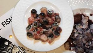 A plate of tilapia eyes