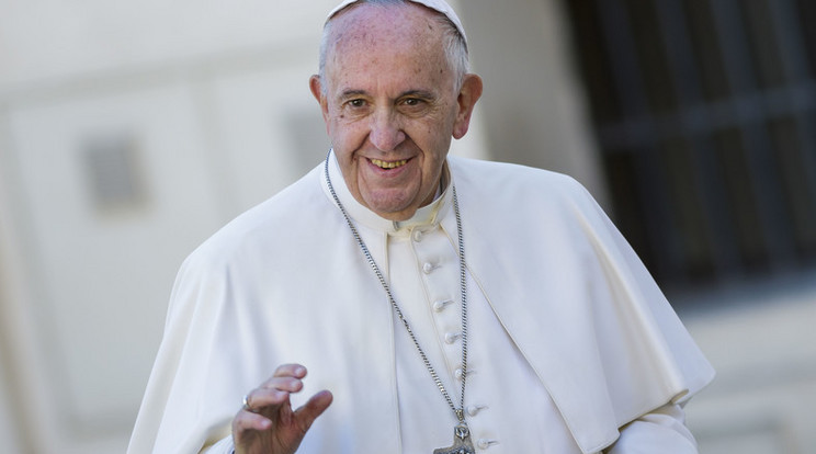Ferenc pápa/Fotó:AFP