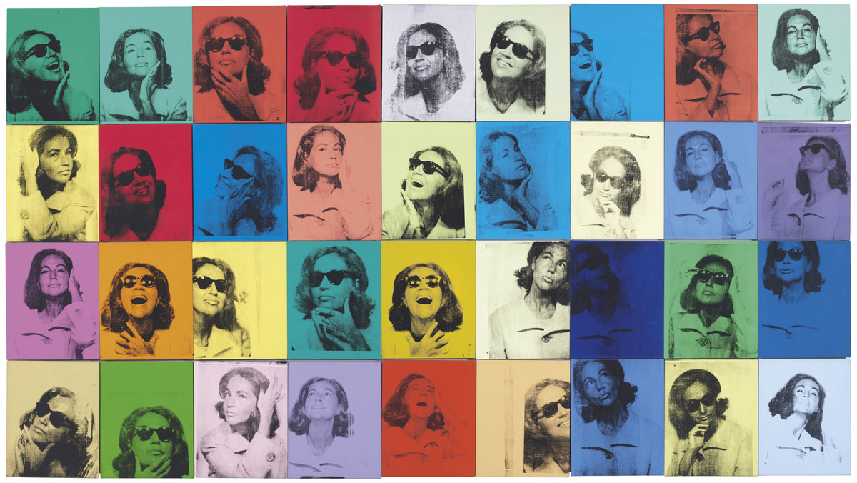 Andy Warhol, "Ethel Scull 36 Times" (1963). Z kolekcji Whitney Museum of American Art w Nowym Jorku oraz współwłasność WMoAA i Metropolitan Museum of Art. Dar Ethel Redner Scull
