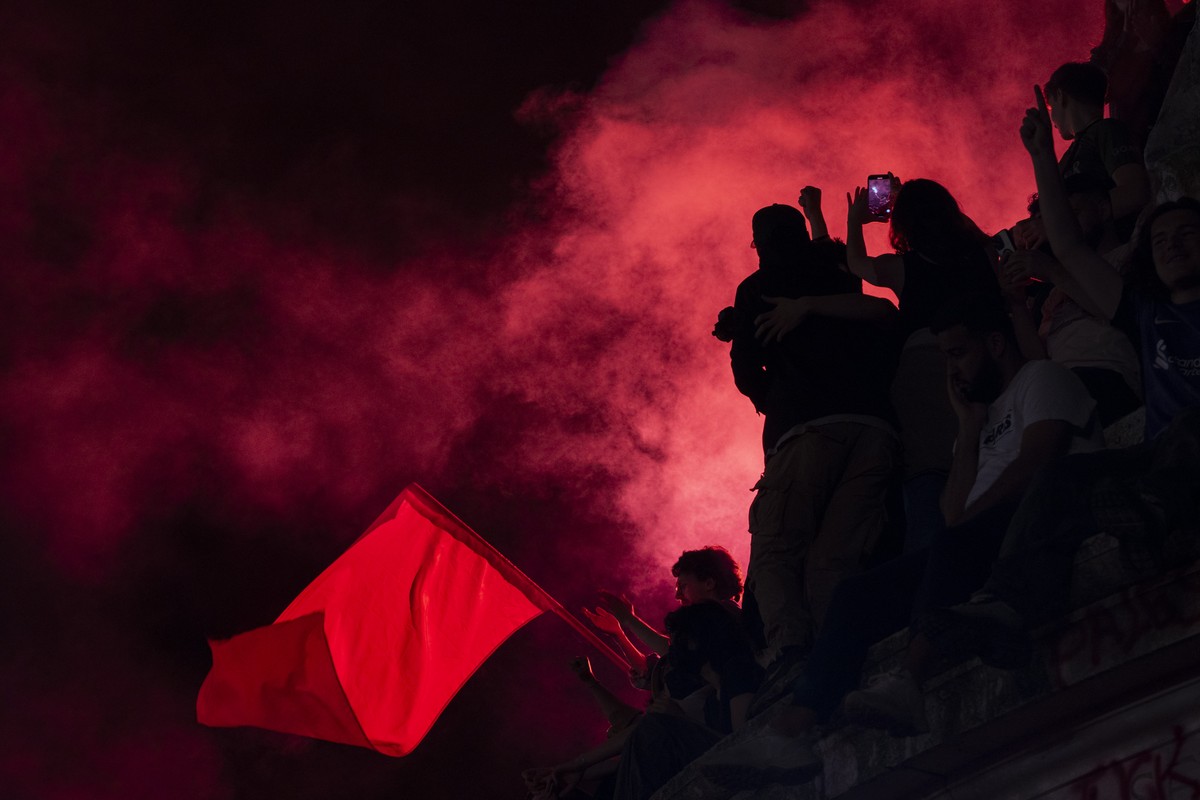 Protest przeciwko wygranej partii Marine Le Pen 30 czerwca 2024 roku, Paryż, Francja