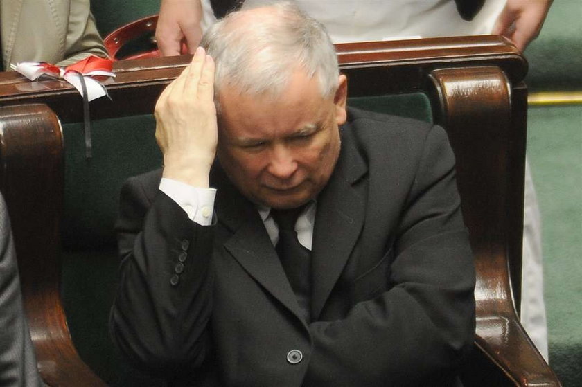 Kaczyński chce weta, ale sam nie głosował