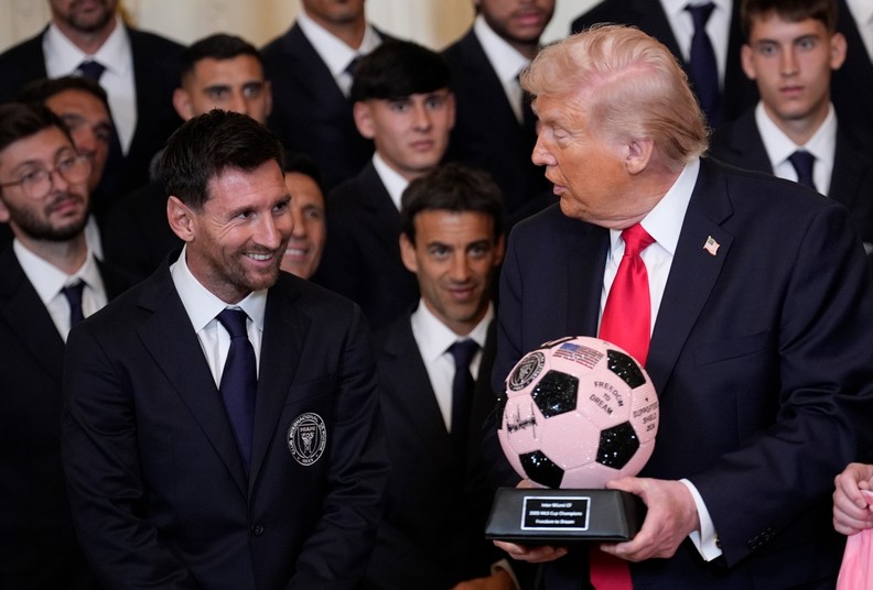 Lionel Messi spotkał się w Białym Domu z Donaldem Trumpem [FOTO]