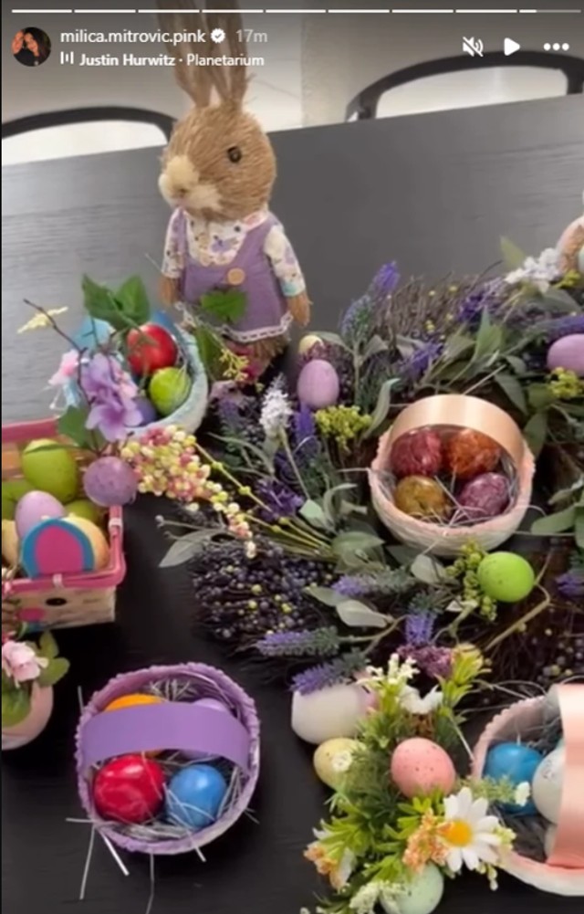 Milica Mitrović pokazala atmosferu pred Uskrs