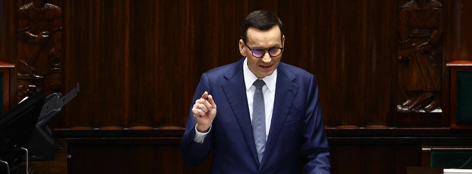 Mateusz Morawiecki wygłasza exposé