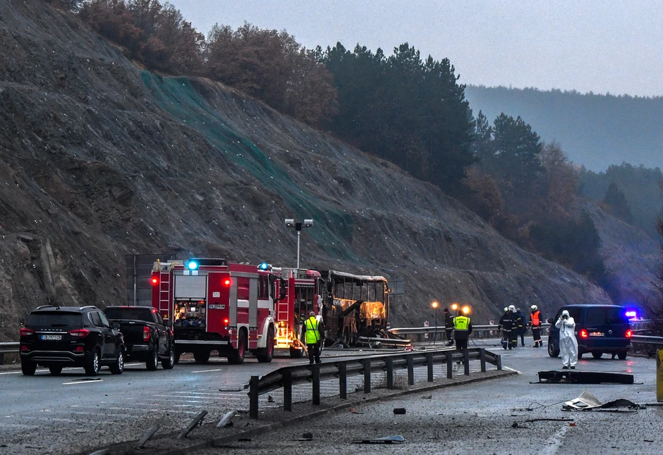 Autobus iz Severne Makedonije zapalio se u Bugarskoj