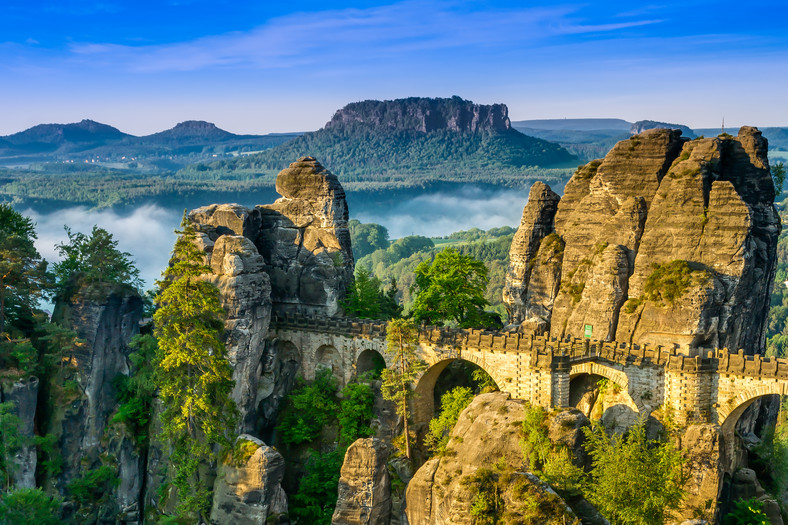 Most Bastei w Szwajcarii Saksońskiej, Niemcy