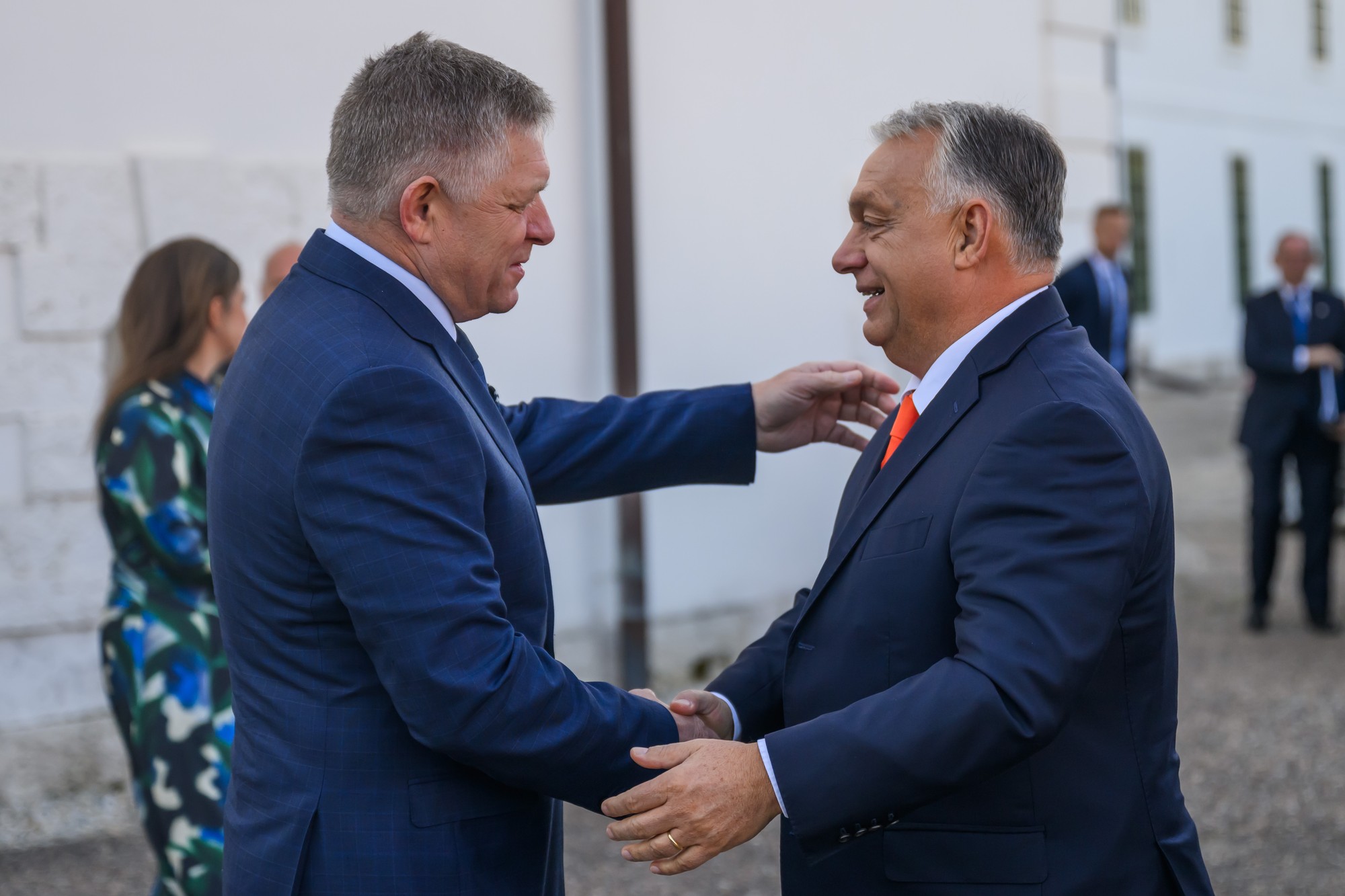 Robert Fico a predseda vlády Maďarska Viktor Orbán.
