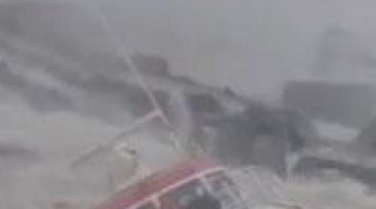Döbbenetes felvétel egy hajókatasztrófáról!