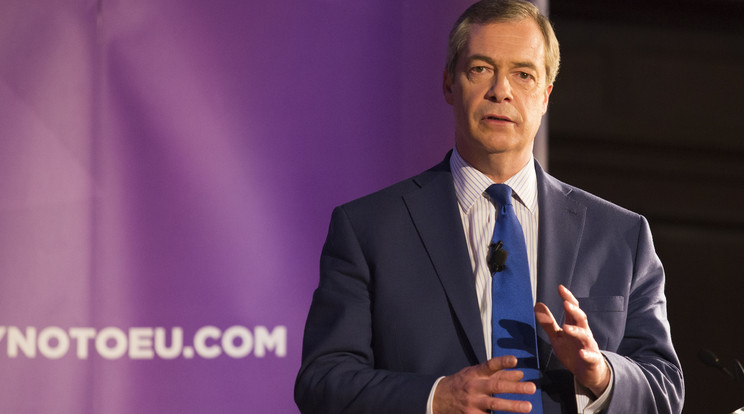 Nigel Farage túlélte a merényletet / Fotó: AFP