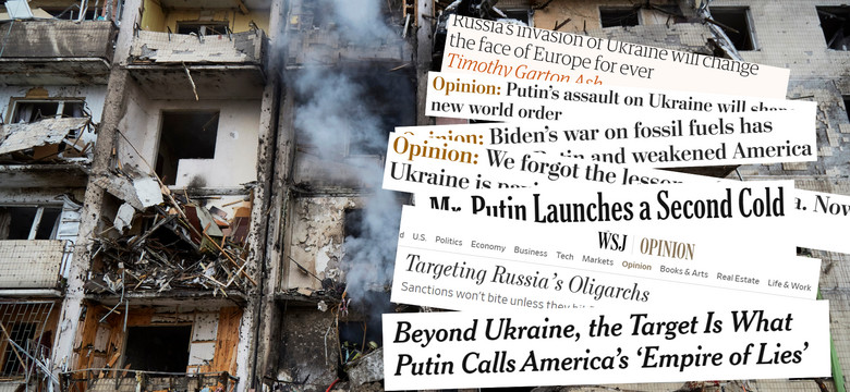 "Żadne sankcje nie pomogą. Putin musi zobaczyć realne zagrożenie militarne". Zagraniczne media o wojnie w Ukrainie