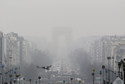 FRANCE WEATHER POLLUTION (Misty haze over Paris)