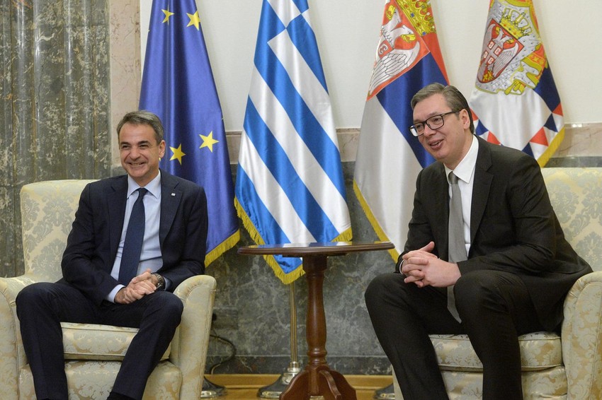 Aleksandar Vučić Kirjakos Micotakis