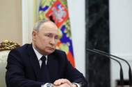 Russian President Vladimir Putin meets Transport Minister