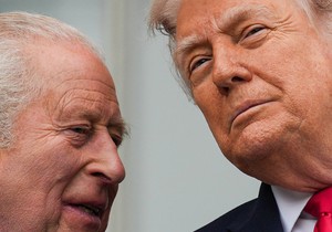 Kralj Čarls i Donald Tramp u Vašingtonu 28. aprila