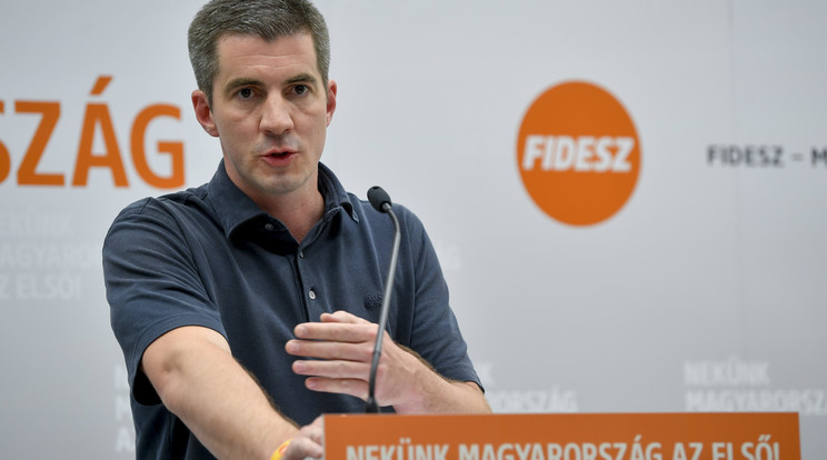 Kocsis Máté, a Fidesz frakcióvezetője / Fotó: MTI/Czeglédi Zsolt