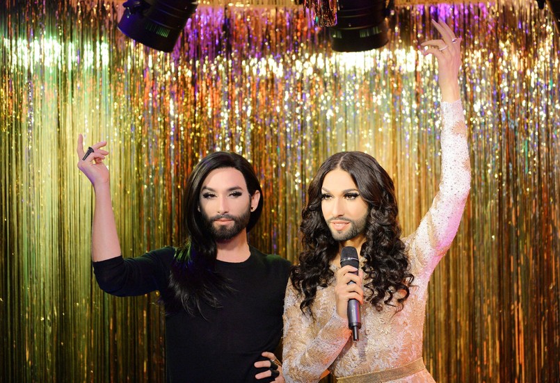 Conchita Wurst prawdziwa czy z wosku? Która wam się bardziej podoba?