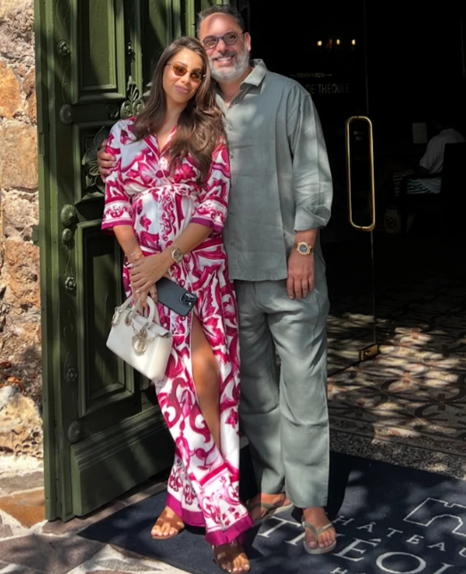 Branko Babić sa trudnom ženom