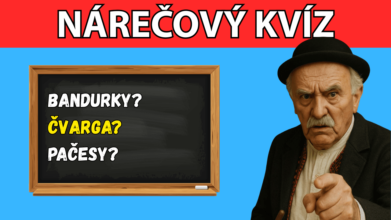 Kvíz o nárečových slovách.