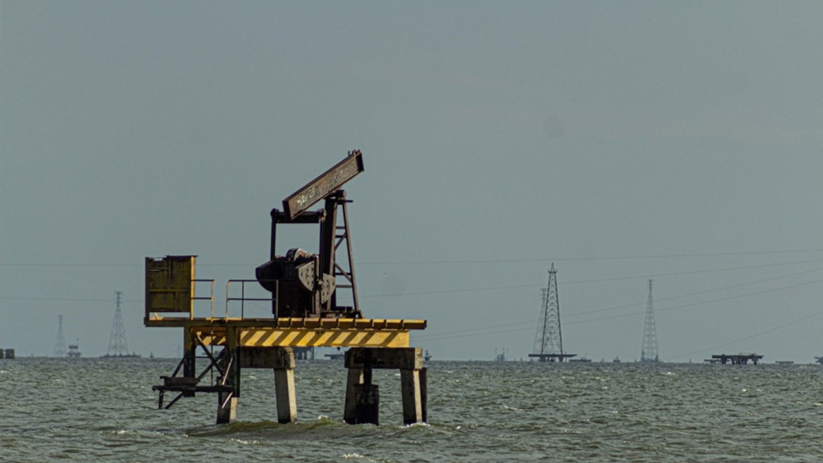 Naftne platforme u Kabimasu, Venecuela