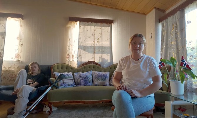 Marija Kovalčuk sa majkom Anom