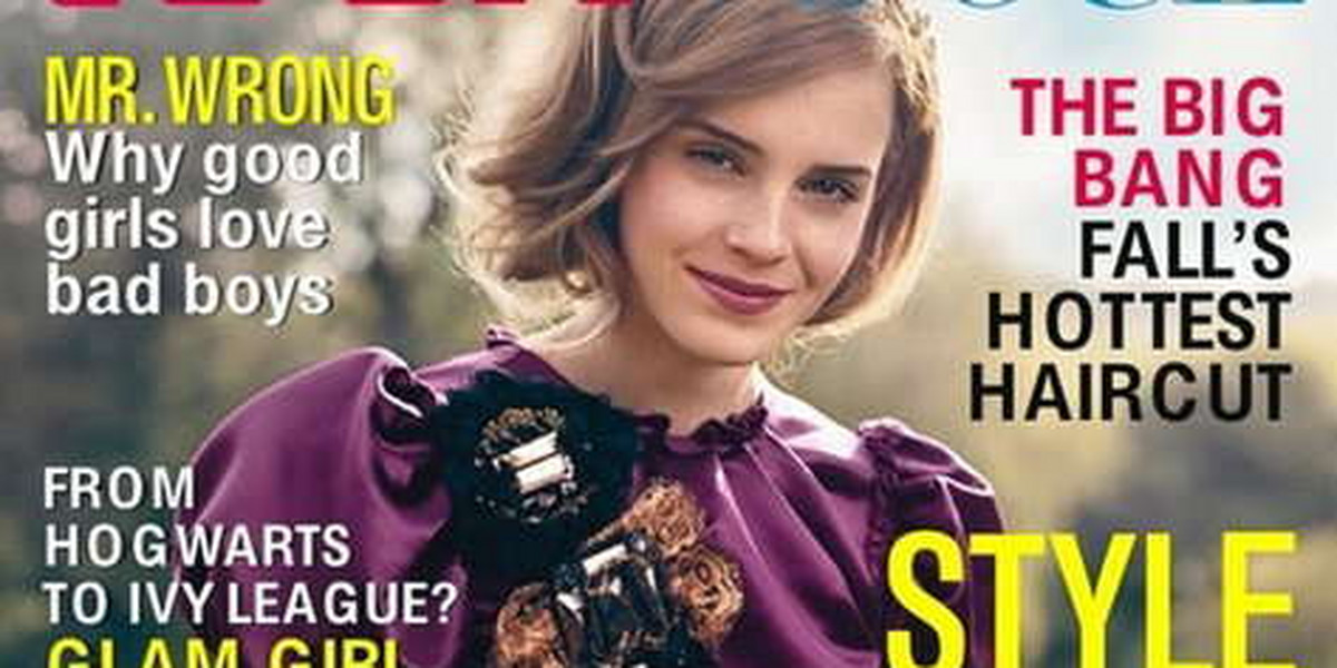 Hermiona w "Teen Vogue". FOTO