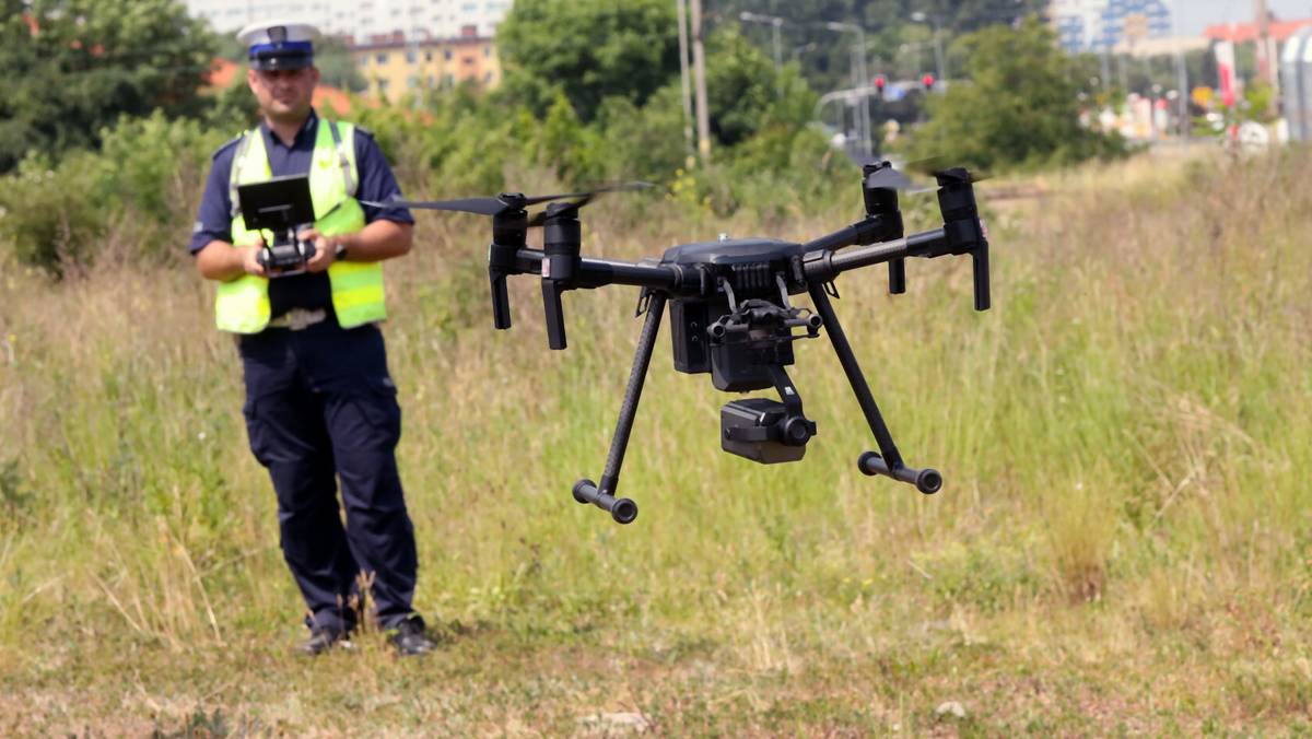Dron polskiej policji