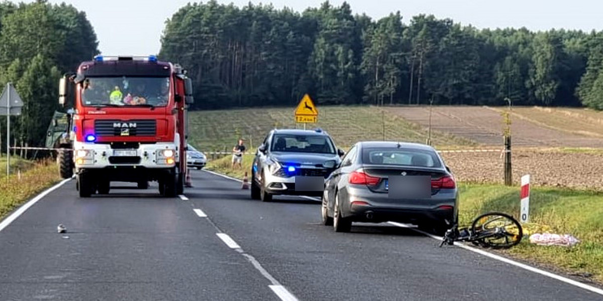 Tragiczny wypadek na drodze nr 742 w Łęcznie