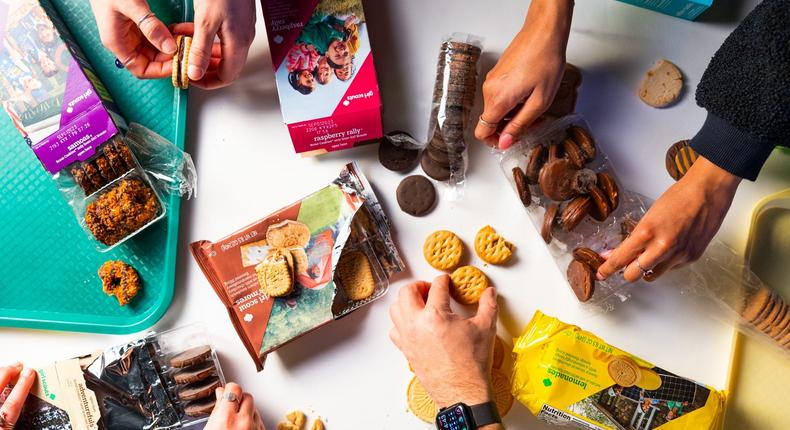 I ranked 12 varieties of Girl Scout cookies available this year.Alexander Calbi/Insider Media Studios