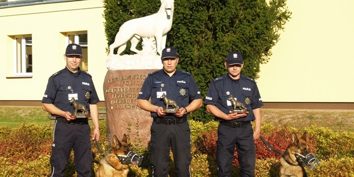 Policjanci z Poznania wygrali zawody kynologiczne