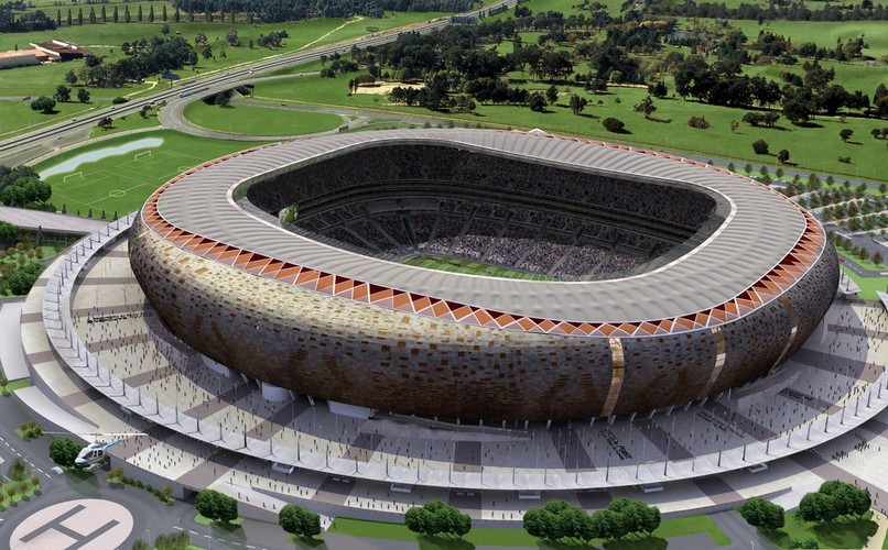 Projekt jednego z biur mających stworzyć projekt Stadionu Narodowego
