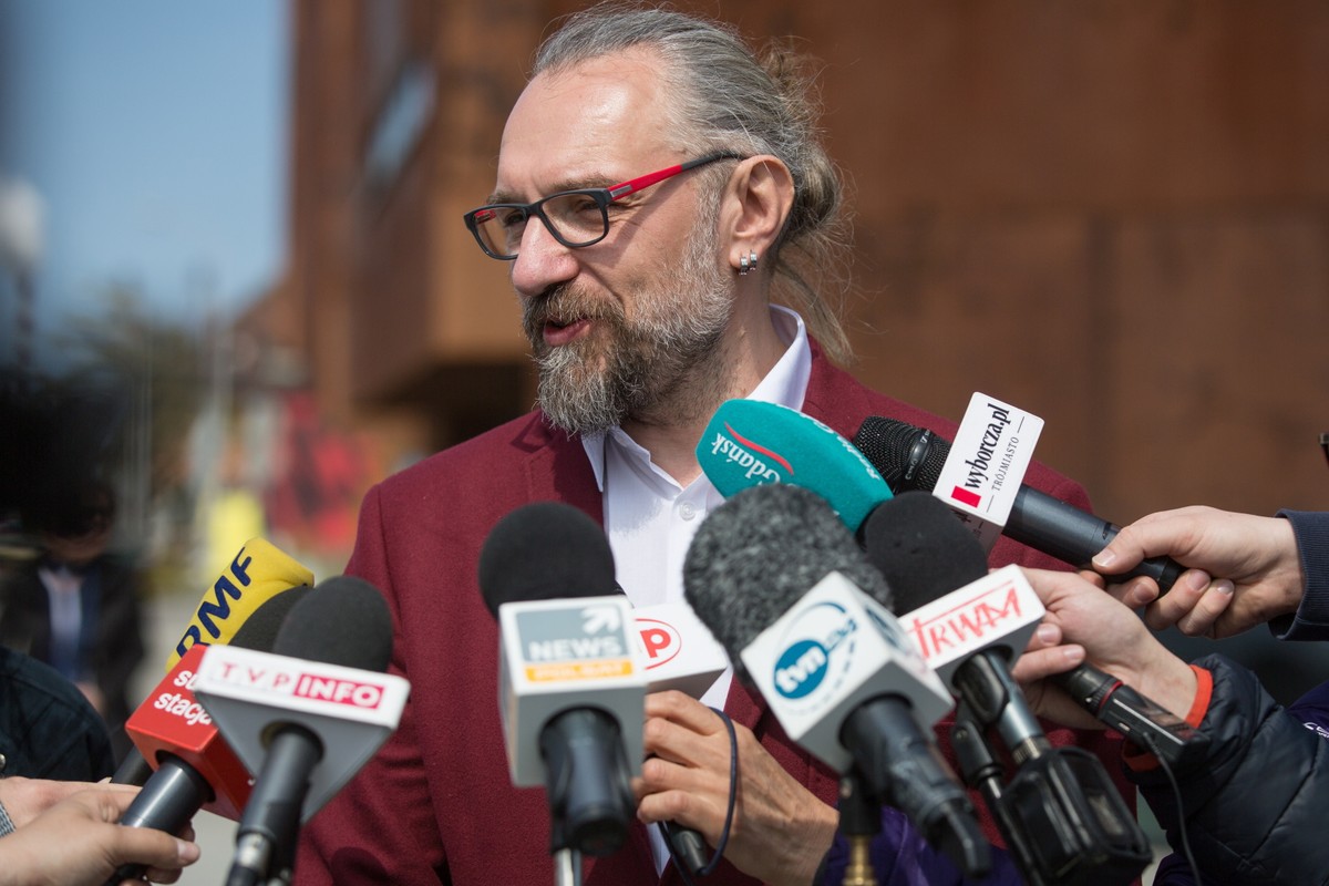 Lider Komitetu Obrony Demokracji Mateusz Kijowski