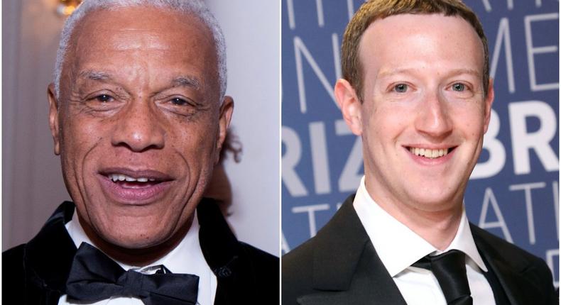 Kenneth Chenault and Mark Zuckerberg