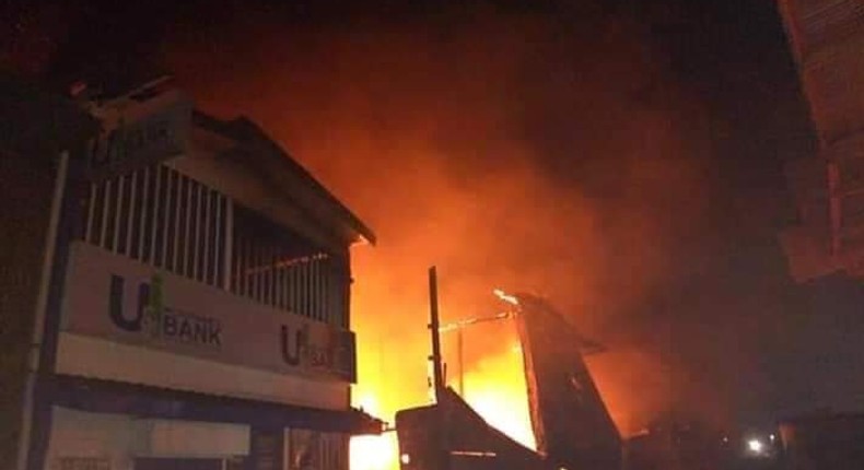 Gikomba market in Nairobi is on fire (Photos)