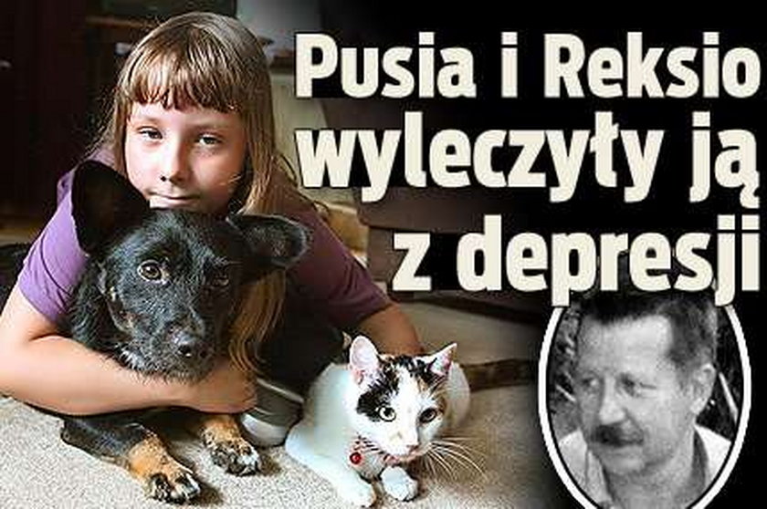 Pusia i Reksio wyleczyły ją z depresji