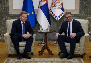 Aleksandar Vučić i Peter Sorensen