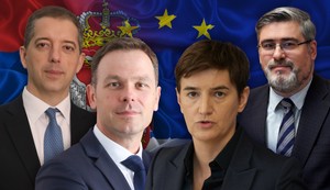 Ana Brnabić, Siniša Mali, Marko Đurić, Nemanja Starović