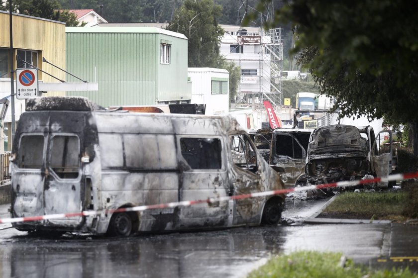 Mont-sur-Lausanne. Napad na ciężarówkę przewożącą pieniądze