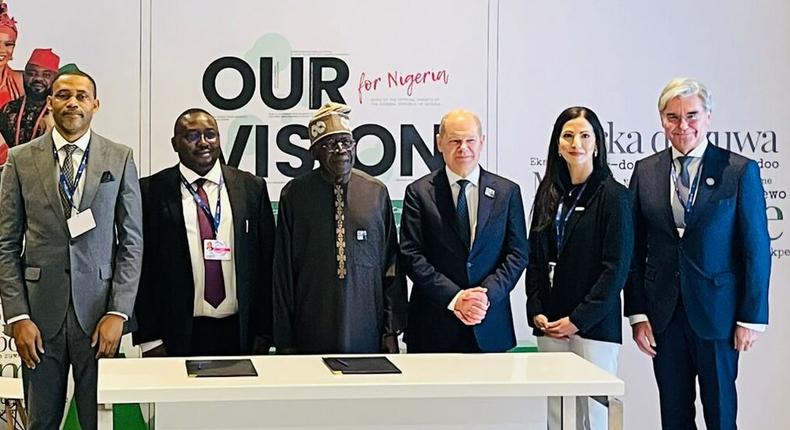 President Bola Tinubu and other participants at the COP28 in Dubai. [NAN]