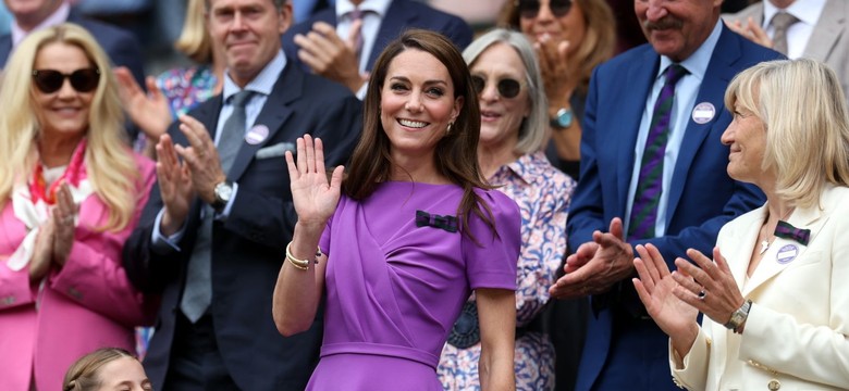 Owacje na stojąco podczas Wimbledonu. Tak tłum powitał księżną Kate